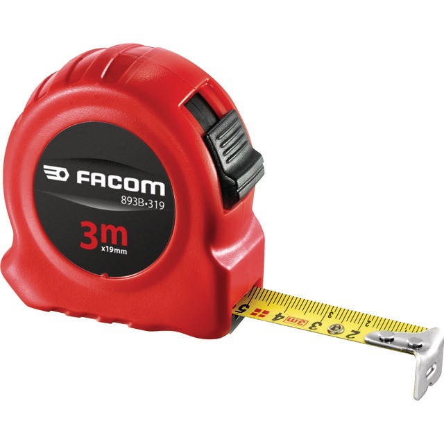 Metre A Ruban ABS 3 M X 19 MM RED Series référence fournisseur 1911750